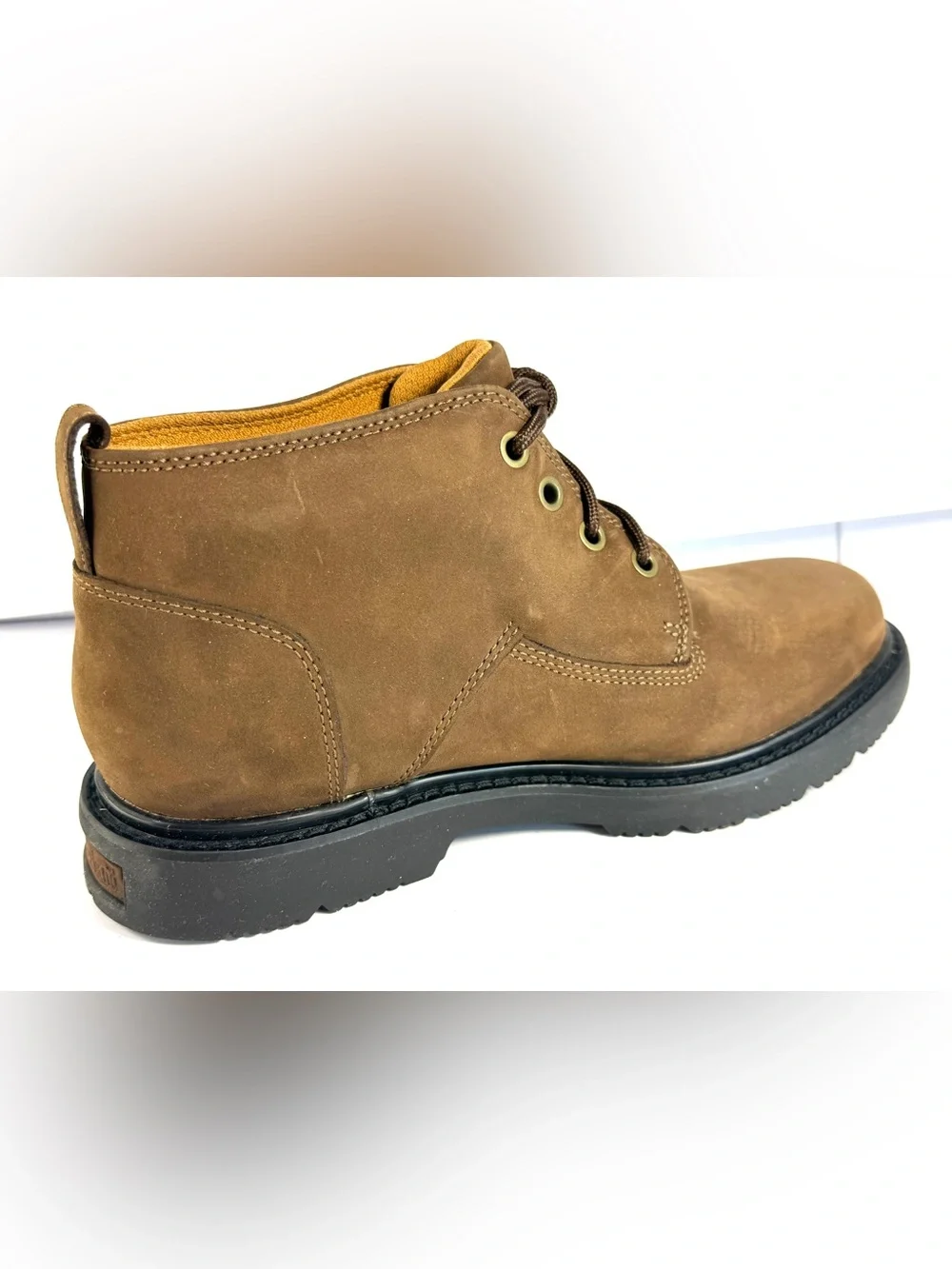 Timberland Brown Suede Chukka Boots with Black Sole